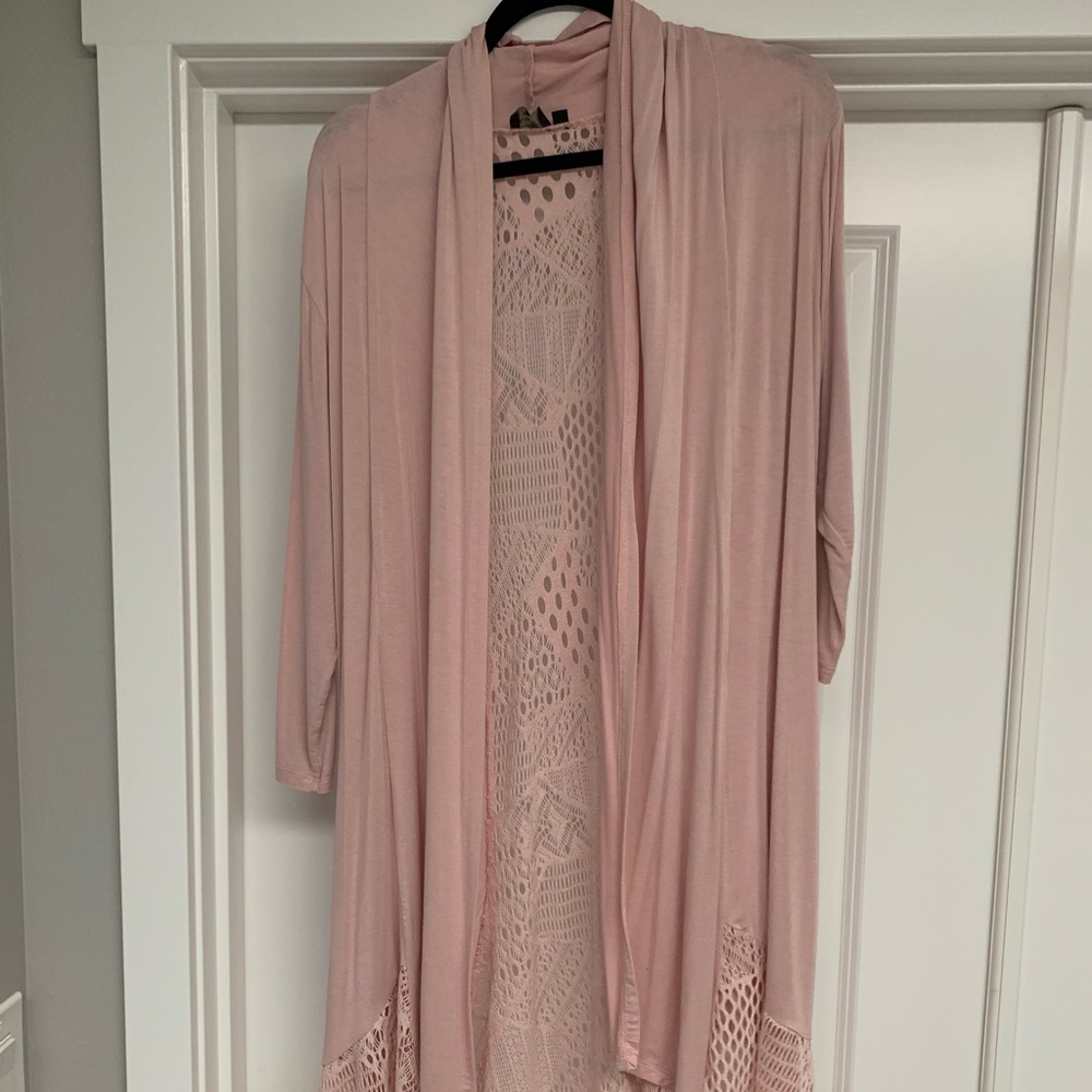 Light Pink Lavanya Women Cardigan